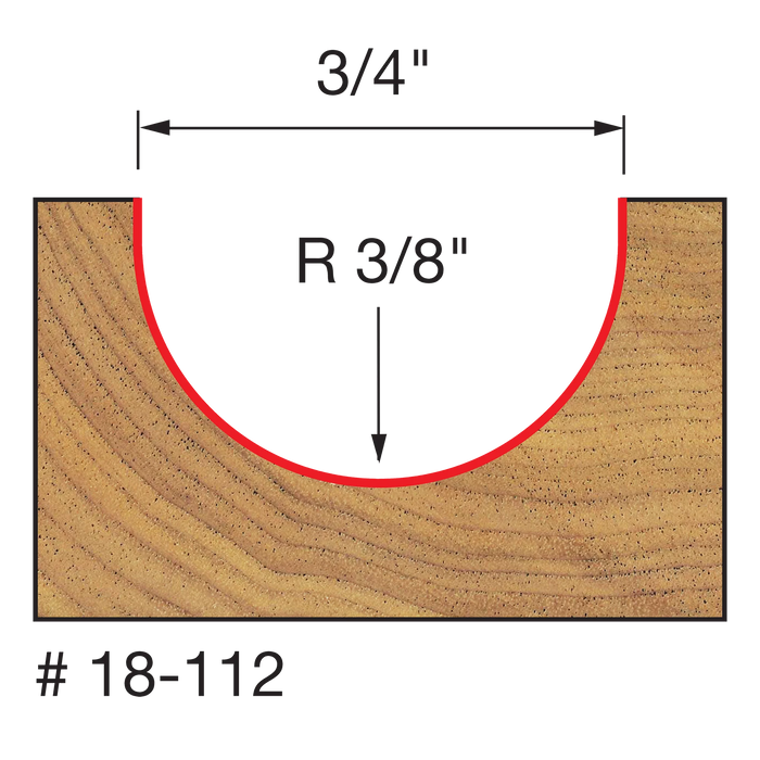 Freud Radius Round Nose Router Bits (Various Sizes) — Griff Building ...