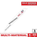 Milwaukee 48-00-5706 The Wrecker 9 in. 7/11 TPI Sawzall blades, 5-pack