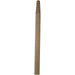 Hardwood broom handle with tapered end