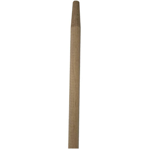 Hardwood broom handle with tapered end