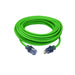Prime Wire Neon Flex NS512830 50 ft. green extension cord out of package