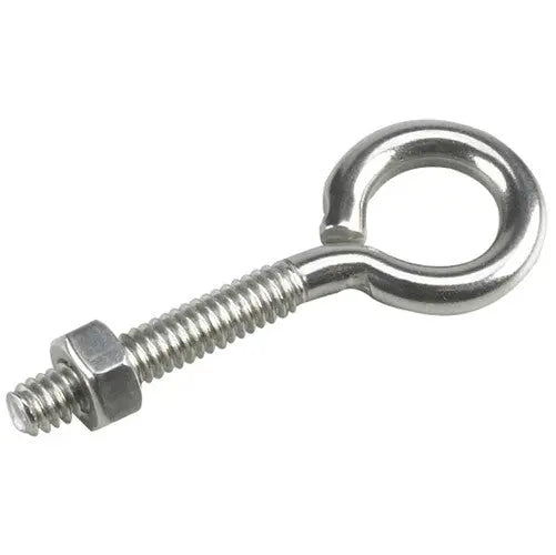Stainless steel eye bolt with nut