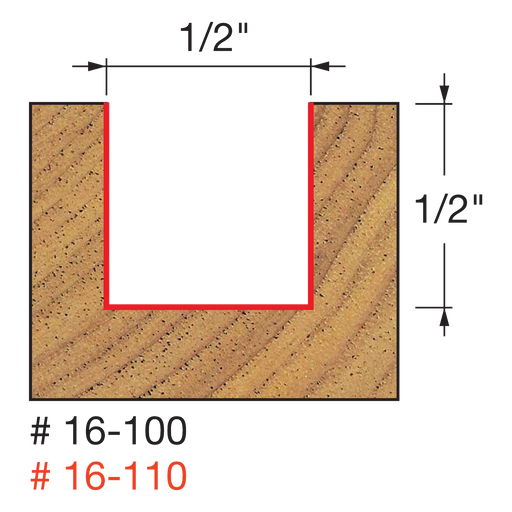 1/2" (Dia.) Mortising Bit