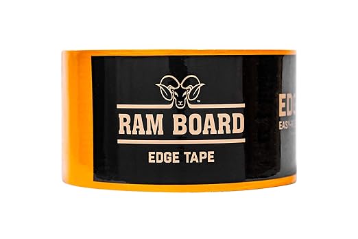 2.5" x 180' Orange Ram Board Edge Tape - RamBoard 003223
