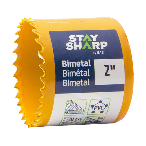 Stay Sharp M2 Pro bimetal hole saw series, shown 2 inch