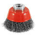 Crimped wire cup brush, 2-1/2 in., 5/8"-11 threaded arbor