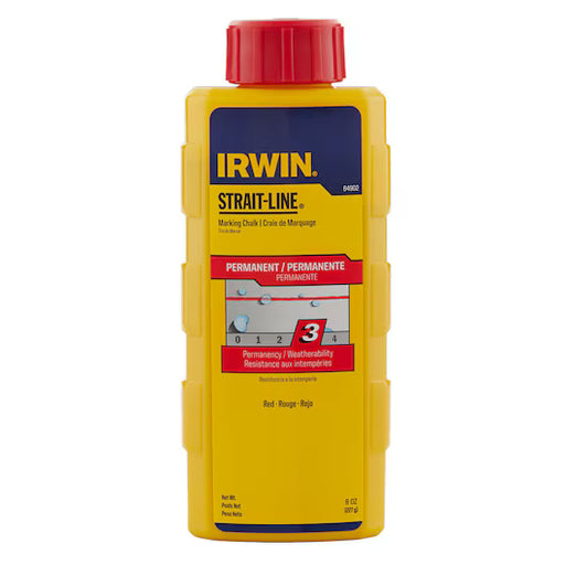Irwin - 8 oz Red Permanent Staining Chalk - 0464902