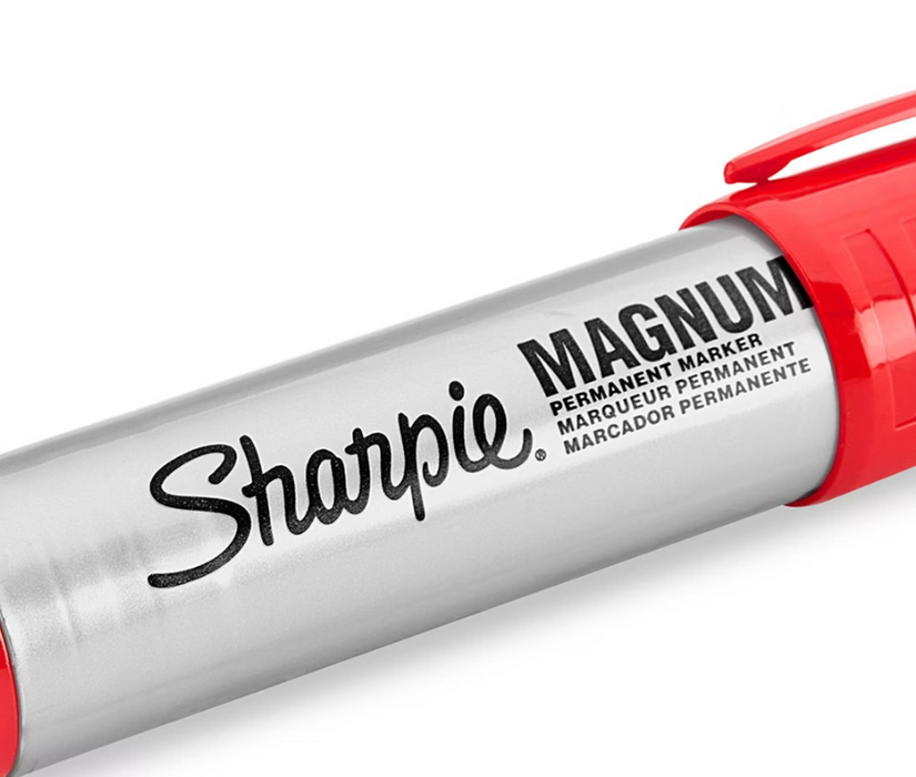 Sharpie - Magnum Tank Red XL Chisel Tip Permanent Marker - 04-44002SH