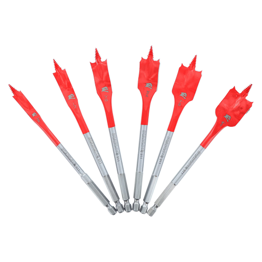 6 pc Spade Bit Set for Wood (6-Piece)