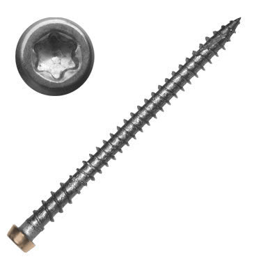 C-Deck Colormatch Composite Deck Screw, Stainless Steel