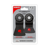 Diablo DOSSCRP2 Starlock High Carbon Steel Oscillating Scraper Set for Adhesive Removal in Packaging