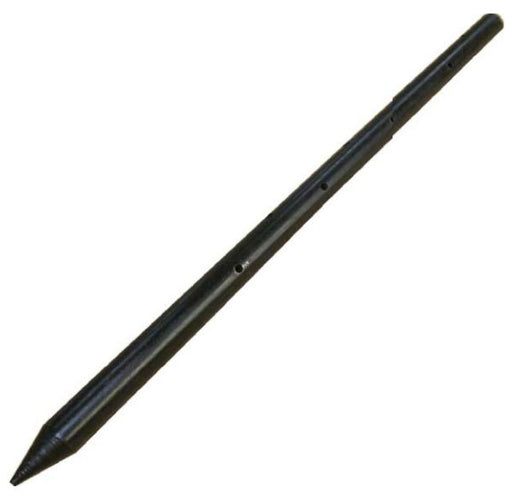 OCM round steel curb stake with holes