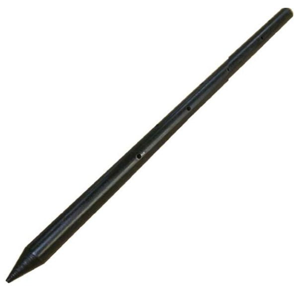 OCM round steel curb stake with holes