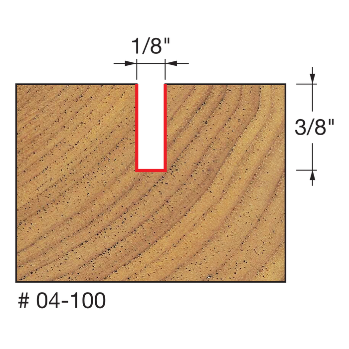 Freud Double Flute Straight Router Bits (Various Sizes)