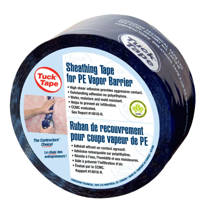 Tuck Tape® 60mm x 55m Blue PE Vapour Barrier Sheathing Tape